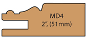 Allstyle Cabinet Doors: Miter Profile MD4(51mm)